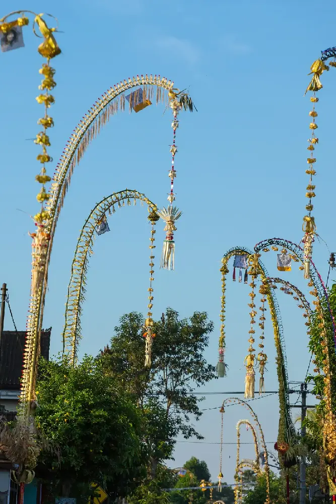 Photo Penjor Tradition by Mazzzur - Festivals & Traditional Ceremonaies in Bali