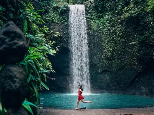 Photo Waterfall by Daily Travel Pill - Beautiful Waterfalls Near Ubud_ The Natural Charm Around Ubud